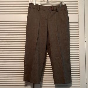 WORTHINGTON Stretch Pinstriped Crop Pants